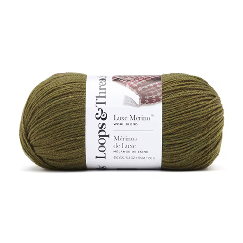 Loops & Threads® Luxe Merino Solid™ Yarn in Avocado